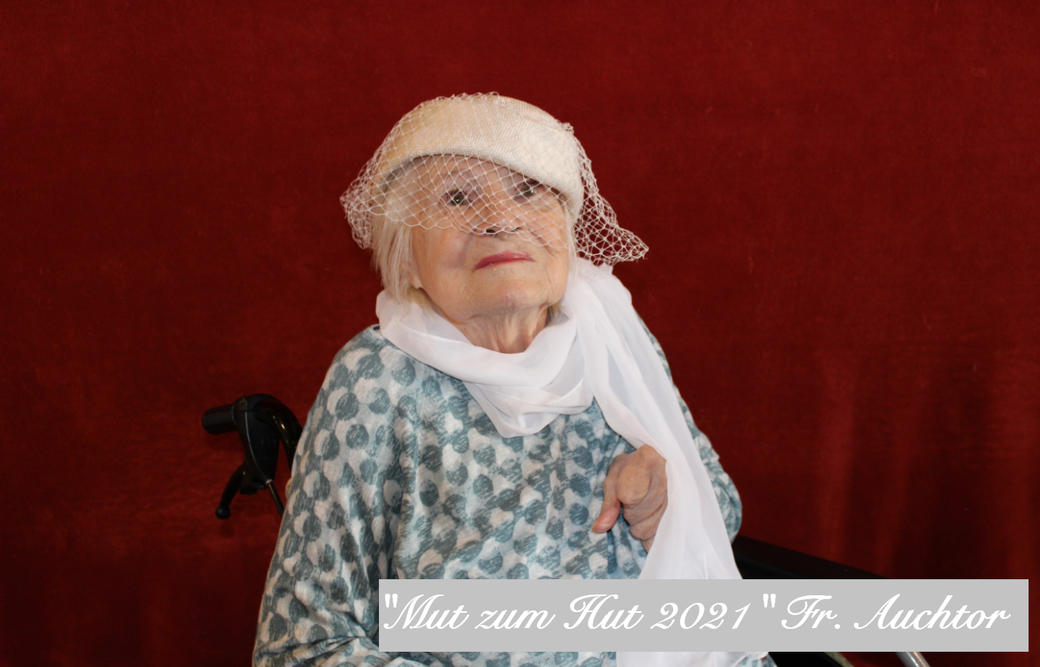 Fotoaktion „Mut zum Hut 2021“