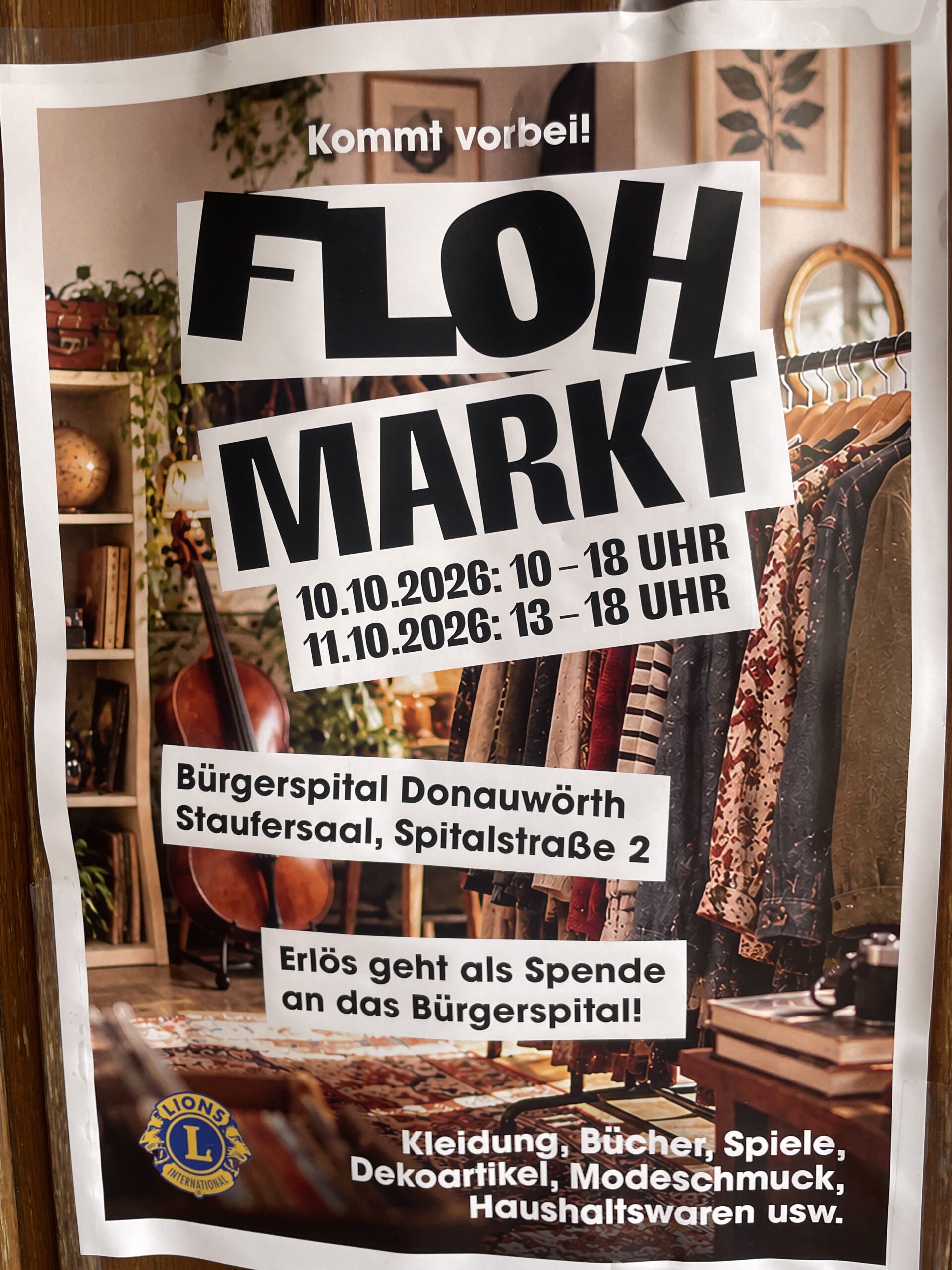 Großer Flohmarkt im Bürgerspital